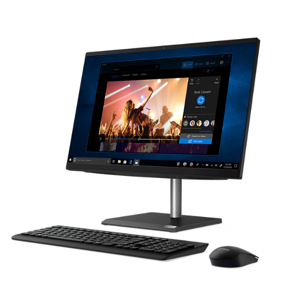 Lenovo All In One Desktop V30A, Intel Core i5-1035 G1, 4GB ,1TB, 24 Inch Display, Windows 10 Pro